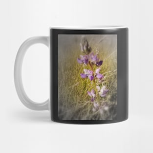 lupines in the grass #2 Mug